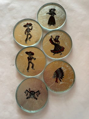 D OF D -ROUND COASTERS