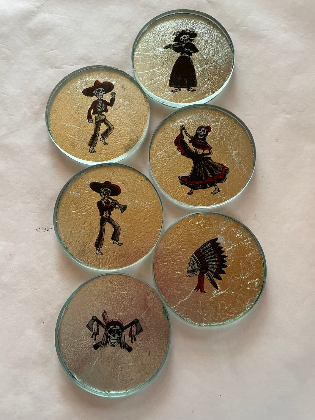 D OF D -ROUND COASTERS