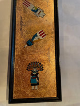 Load image into Gallery viewer, SANDBLASTED-SERVING PLATE 4 KACHINAS