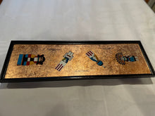 Load image into Gallery viewer, SANDBLASTED-SERVING PLATE 4 KACHINAS