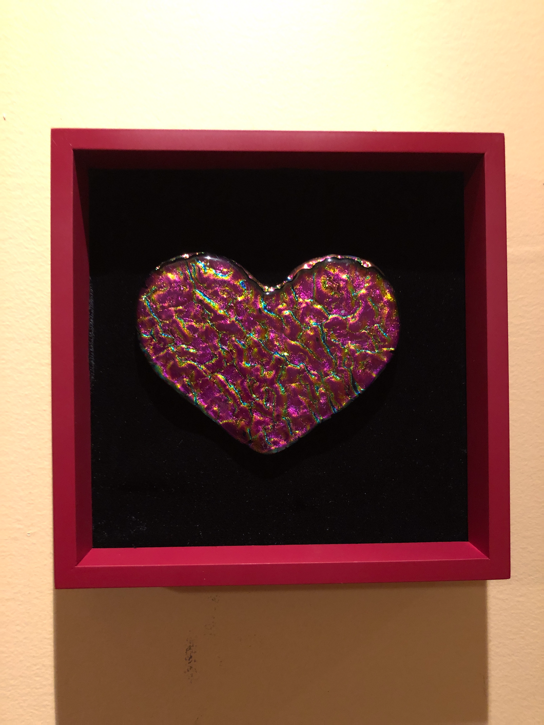 FRAMED-PINK/DICRO HEART