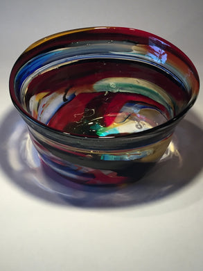 BOWL-MULTI COLOR SWIRL