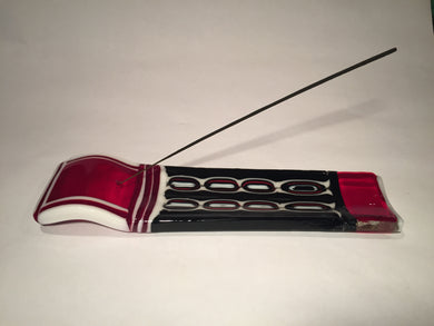 INSENSE BURNER -RED BLACK AND WHITE