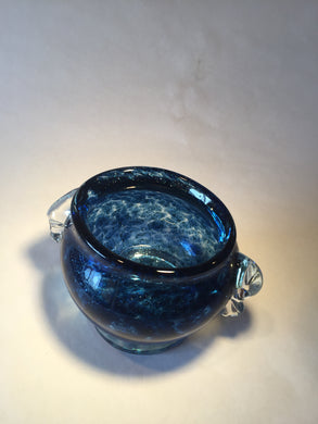 BOWL-BLUE ON CLEAR