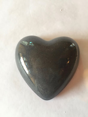 HEARTS-GRAY SOLID