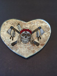 DAY OF THE DEAD-HEART WITH BIKER