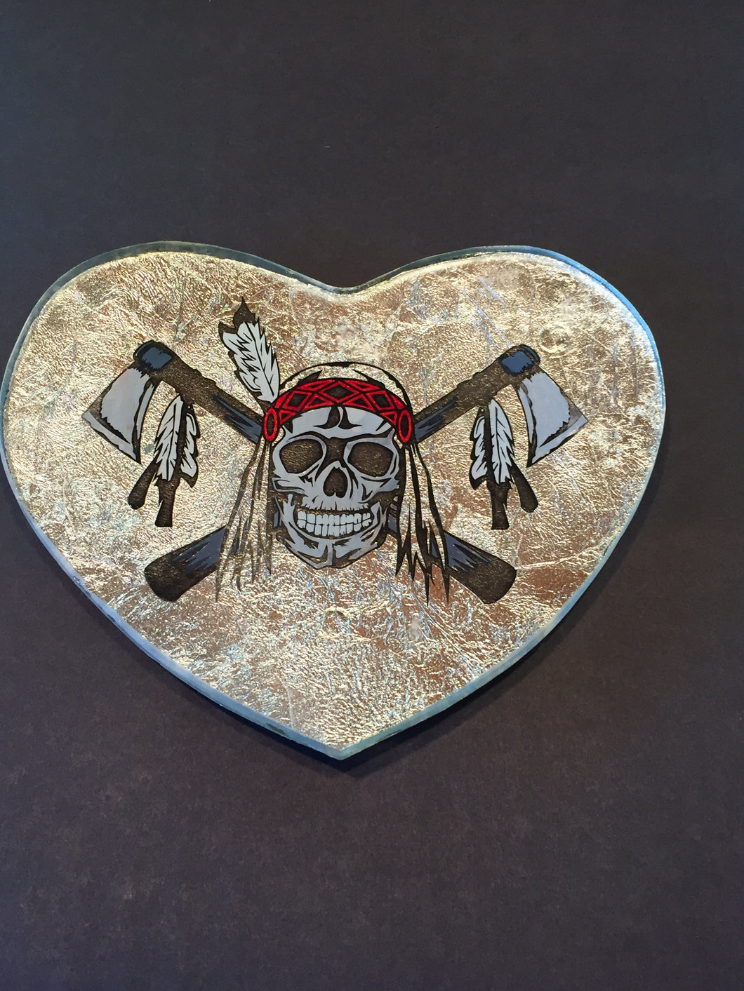 DAY OF THE DEAD-HEART WITH BIKER