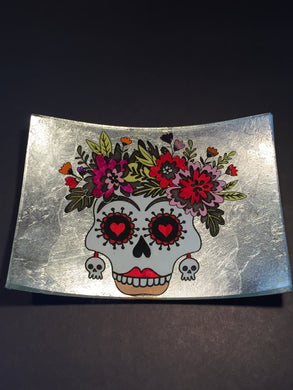 DAY OF THE DEAD-WOMAN WITH FLOWERS