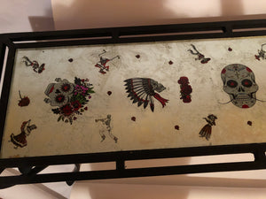DAY OF THE DEAD LIBRARY TABLE
