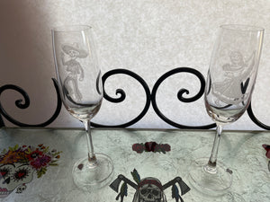 DAY OF THE DEAD WROUGH IRON BAR