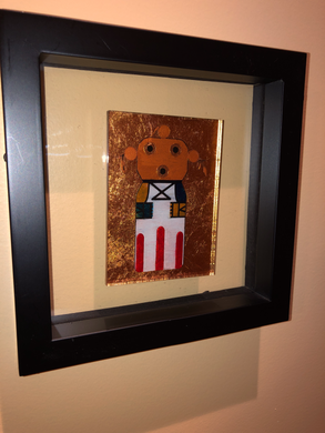 FRAMED-KACHINA MUDHEAD