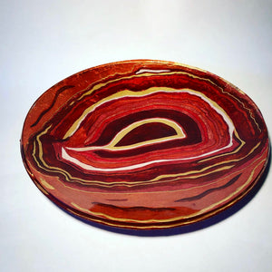 SANDBLASTED- RED AGATE